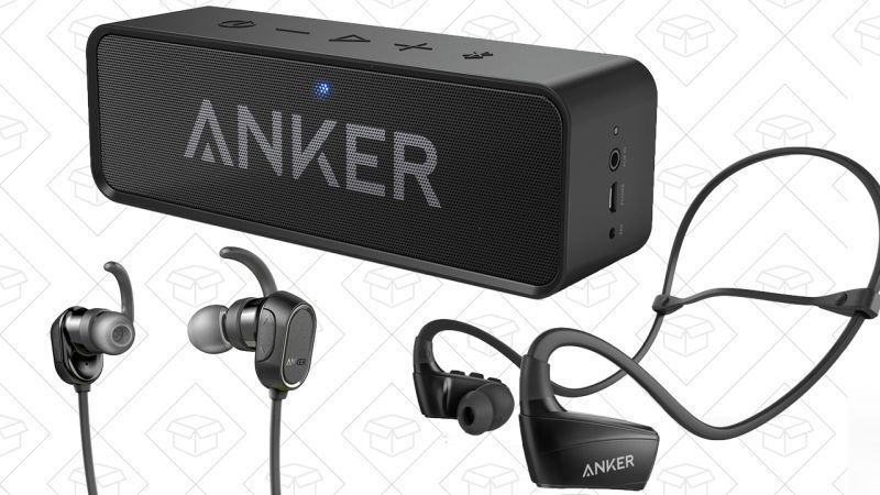 Anker SoundCore, $31 con código ANKMAY77 | Anker SoundBuds, $23 con código ANKER233 | Anker SoundBuds NB10, $30 con código ANKER260